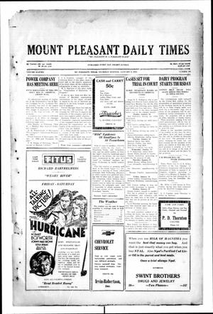 Mount Pleasant Daily Times (Mount Pleasant, Tex.), Vol. 11, No. 261, Ed. 1 Thursday, January 9, 1930