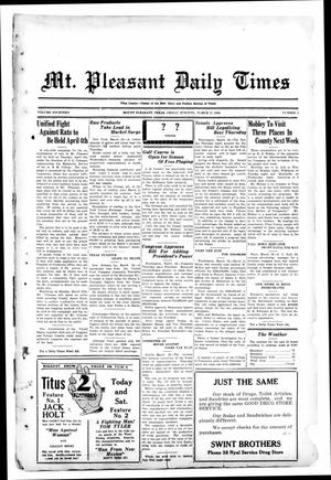 Mt. Pleasant Daily Times (Mount Pleasant, Tex.), Vol. 14, No. 2, Ed. 1 Friday, March 17, 1933