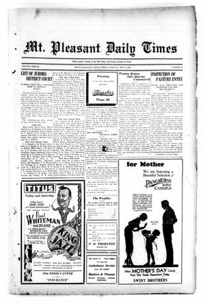 Mt. Pleasant Daily Times (Mount Pleasant, Tex.), Vol. 12, No. 46, Ed. 1 Friday, May 8, 1931