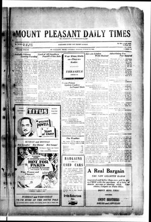 Mount Pleasant Daily Times (Mount Pleasant, Tex.), Vol. 12, No. 128, Ed. 1 Saturday, August 16, 1930