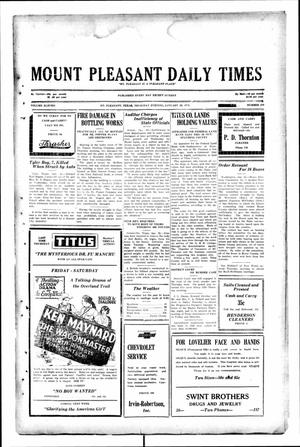 Mount Pleasant Daily Times (Mount Pleasant, Tex.), Vol. 11, No. 279, Ed. 1 Thursday, January 30, 1930