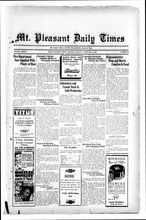 Mt. Pleasant Daily Times (Mount Pleasant, Tex.), Vol. 12, No. 281, Ed. 1 Thursday, February 11, 1932