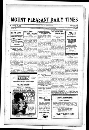 Mount Pleasant Daily Times (Mount Pleasant, Tex.), Vol. 10, No. 137, Ed. 1 Saturday, August 17, 1929