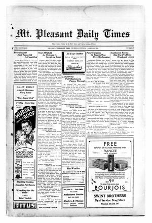 Mt. Pleasant Daily Times (Mount Pleasant, Tex.), Vol. 12, No. 9, Ed. 1 Thursday, March 26, 1931