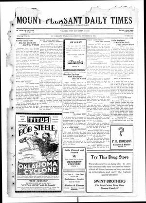 Mount Pleasant Daily Times (Mount Pleasant, Tex.), Vol. 12, No. 213, Ed. 1 Friday, November 28, 1930