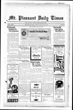 Mt. Pleasant Daily Times (Mount Pleasant, Tex.), Vol. 12, No. 217, Ed. 1 Saturday, March 12, 1932