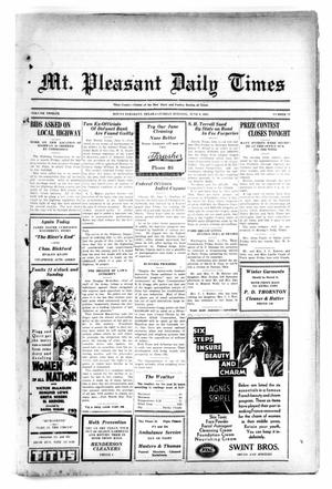 Mt. Pleasant Daily Times (Mount Pleasant, Tex.), Vol. 12, No. 71, Ed. 1 Saturday, June 6, 1931