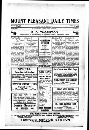 Mount Pleasant Daily Times (Mount Pleasant, Tex.), Vol. 8, No. 102, Ed. 1 Saturday, July 3, 1926