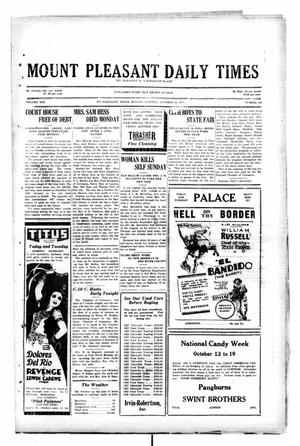 Mount Pleasant Daily Times (Mount Pleasant, Tex.), Vol. 10, No. 186, Ed. 1 Monday, October 14, 1929