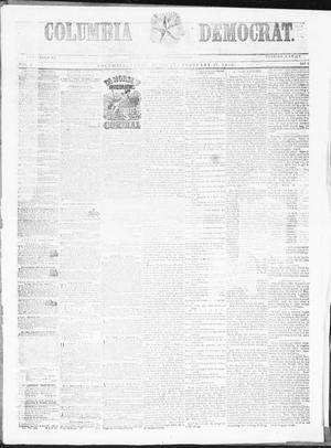 Primary view of object titled 'Columbia Democrat (Columbia, Tex.), Vol. 3, No. 3, Ed. 1, Tuesday, February 27, 1855'.