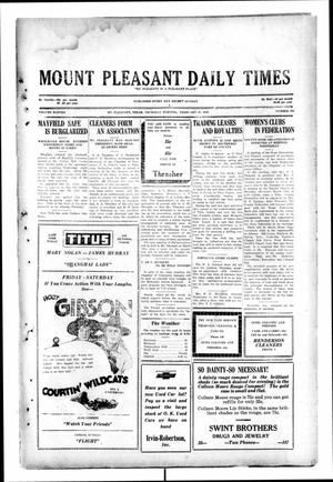 Mount Pleasant Daily Times (Mount Pleasant, Tex.), Vol. 11, No. 293, Ed. 1 Thursday, February 27, 1930
