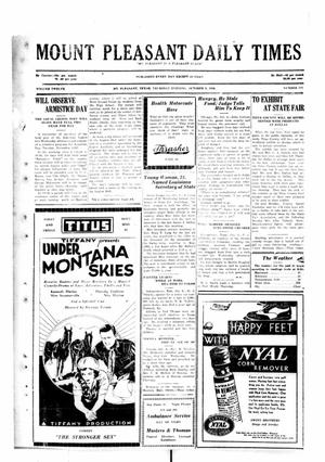 Mount Pleasant Daily Times (Mount Pleasant, Tex.), Vol. 12, No. 172, Ed. 1 Thursday, October 9, 1930