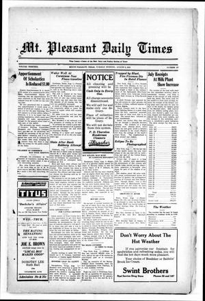 Mt. Pleasant Daily Times (Mount Pleasant, Tex.), Vol. 13, No. 107, Ed. 1 Tuesday, August 2, 1932