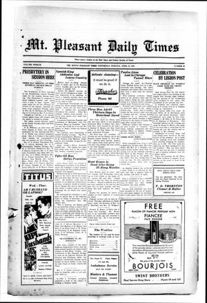 Mt. Pleasant Daily Times (Mount Pleasant, Tex.), Vol. 12, No. 26, Ed. 1 Wednesday, April 15, 1931