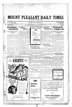 Mount Pleasant Daily Times (Mount Pleasant, Tex.), Vol. 11, No. 262, Ed. 1 Friday, January 10, 1930