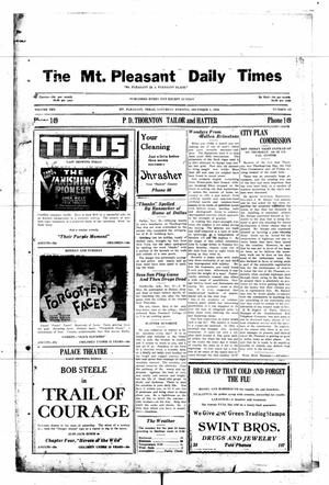 Mount Pleasant Daily Times (Mount Pleasant, Tex.), Vol. 10, No. 245, Ed. 1 Saturday, December 1, 1928