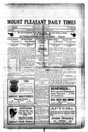 Mount Pleasant Daily Times (Mount Pleasant, Tex.), Vol. 8, No. 190, Ed. 1 Monday, October 18, 1926