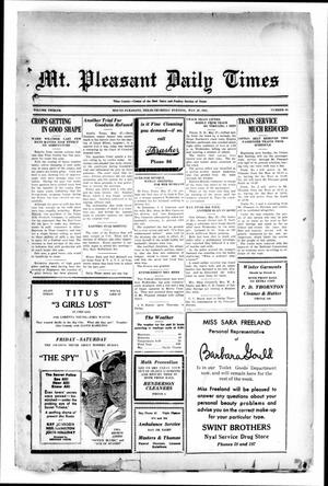 Mt. Pleasant Daily Times (Mount Pleasant, Tex.), Vol. 12, No. 64, Ed. 1 Thursday, May 28, 1931