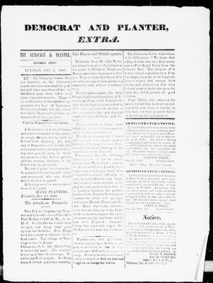 The Democrat and Planter Extra (Columbia, Tex.), Ed. 1, Tuesday, December 3, 1861