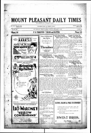 Mount Pleasant Daily Times (Mount Pleasant, Tex.), Vol. 10, No. 265, Ed. 1 Thursday, December 27, 1928