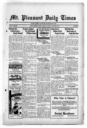 Mt. Pleasant Daily Times (Mount Pleasant, Tex.), Vol. 13, No. 139, Ed. 1 Thursday, September 8, 1932