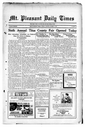 Mt. Pleasant Daily Times (Mount Pleasant, Tex.), Vol. 13, No. 166, Ed. 1 Tuesday, October 11, 1932