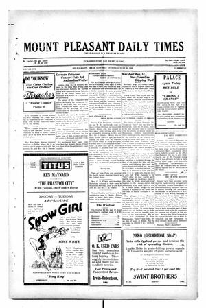 Mount Pleasant Daily Times (Mount Pleasant, Tex.), Vol. 10, No. 143, Ed. 1 Saturday, August 24, 1929
