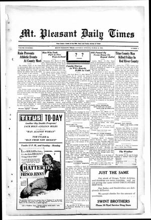 Mt. Pleasant Daily Times (Mount Pleasant, Tex.), Vol. 14, No. 3, Ed. 1 Saturday, March 18, 1933