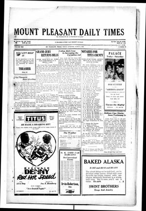 Mount Pleasant Daily Times (Mount Pleasant, Tex.), Vol. 10, No. 83, Ed. 1 Friday, June 14, 1929