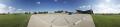 Thumbnail image of item number 1 in: 'Panoramic image of the visitor parking lot for Apogee Stadium.'.