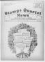 Thumbnail image of item number 1 in: 'Stamps Quartet News (Dallas, Tex.), Vol. 18, No. 12, Ed. 1 Sunday, December 1, 1963'.