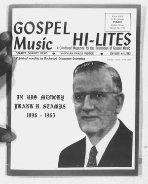 Gospel Music Hi-Lites (Dallas, Tex.), Vol. 11, No. 13, Ed. 1 Saturday, May 1, 1965