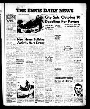 The Ennis Daily News (Ennis, Tex.), Vol. 65, No. [223], Ed. 1 Wednesday, September 19, 1956