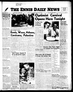 The Ennis Daily News (Ennis, Tex.), Vol. 64, No. 218, Ed. 1 Thursday, September 15, 1955