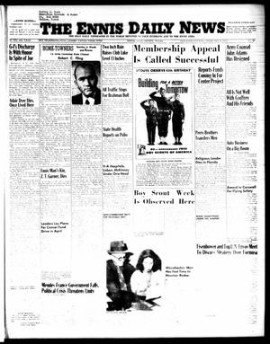The Ennis Daily News (Ennis, Tex.), Vol. 64, No. 30, Ed. 1 Saturday, February 5, 1955