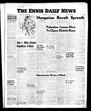 The Ennis Daily News (Ennis, Tex.), Vol. 65, No. 255, Ed. 1 Friday, October 26, 1956