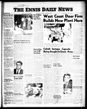 The Ennis Daily News (Ennis, Tex.), Vol. 67, No. 37, Ed. 1 Thursday, February 13, 1958