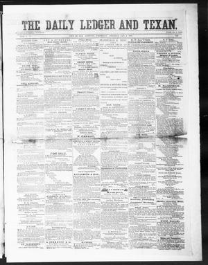 Primary view of object titled 'The Daily Ledger and Texan (San Antonio, Tex.), Vol. 1, No. 342, Ed. 1, Thursday, January 3, 1861'.