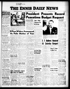 The Ennis Daily News (Ennis, Tex.), Vol. 67, No. 10, Ed. 1 Monday, January 13, 1958