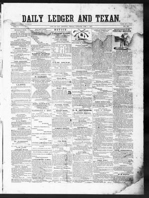 Primary view of object titled 'The Daily Ledger and Texan (San Antonio, Tex.), Vol. 1, No. 365, Ed. 1, Friday, February 1, 1861'.
