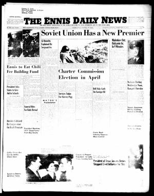 The Ennis Daily News (Ennis, Tex.), Vol. 64, No. 32, Ed. 1 Tuesday, February 8, 1955