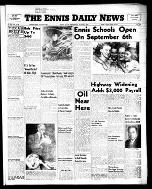 The Ennis Daily News (Ennis, Tex.), Vol. 64, No. 182, Ed. 1 Wednesday, August 3, 1955