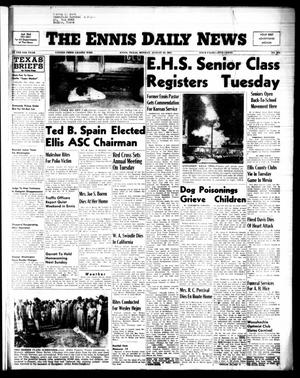 The Ennis Daily News (Ennis, Tex.), Vol. 64, No. 204, Ed. 1 Monday, August 29, 1955