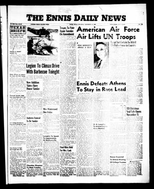 The Ennis Daily News (Ennis, Tex.), Vol. 65, No. 268, Ed. 1 Saturday, November 10, 1956