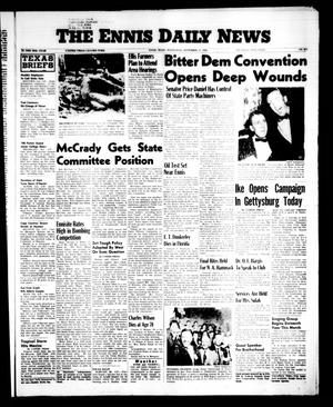 The Ennis Daily News (Ennis, Tex.), Vol. 65, No. 217, Ed. 1 Wednesday, September 12, 1956