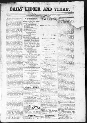 The Daily Ledger and Texan (San Antonio, Tex.), Vol. 2, No. 472, Ed. 1, Wednesday, July 3, 1861