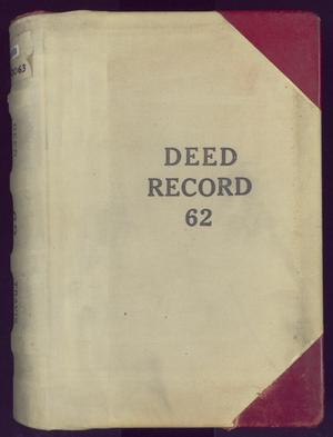 Primary view of object titled 'Travis County Deed Records: Deed Record 62'.