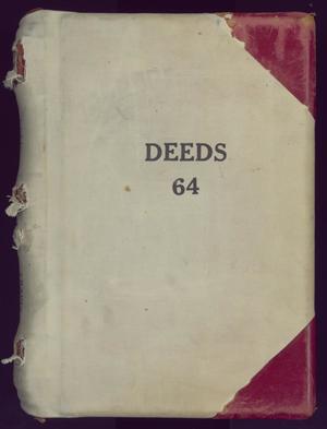 Primary view of object titled 'Travis County Deed Records: Deed Record 64'.