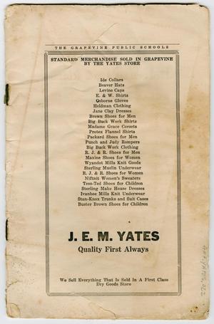 Primary view of object titled '[Grapevine Public Schools Information Booklet]'.