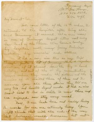 Primary view of object titled '[Letter from June Yates to Cal Yates]'.